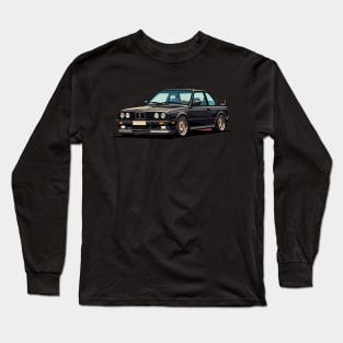 Black M3 E30 3 series Long Sleeve T-Shirt